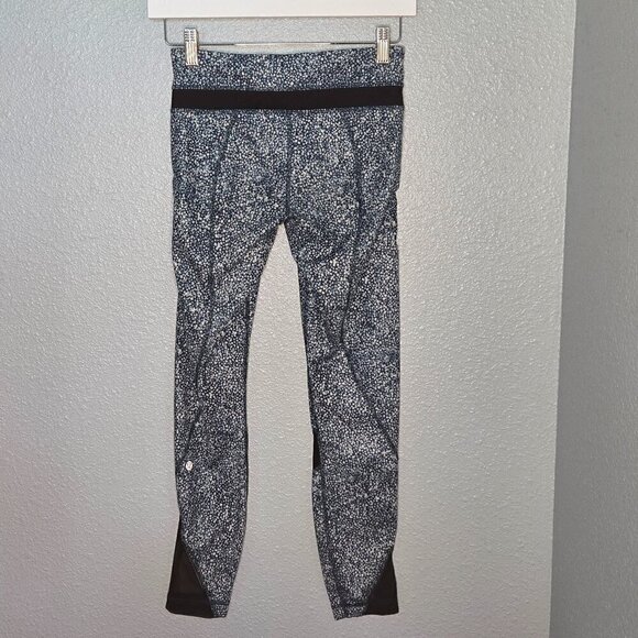 Lululemon Inspire Tight II *Full-On Luxtreme - 4 Pebble Print/Black - Picture 4 of 6